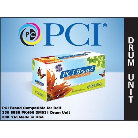 PCI Dell 330-8988 Pk496 Dm631 30K Drum Unit 330-8988-PCI